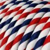 Barbershop lampeledning – rund stoffledning inkl. jord