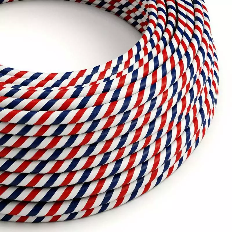 Barbershop lampeledning – rund stoffledning inkl. jord - Bilde 4