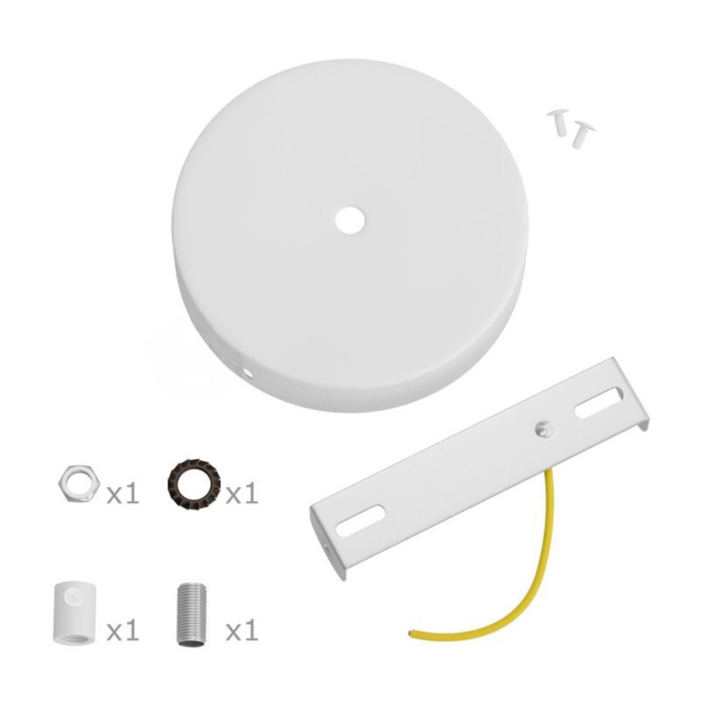 Lampekopp/Baldakin Rund (Ø120) – Sort Chrome - Bilde 5