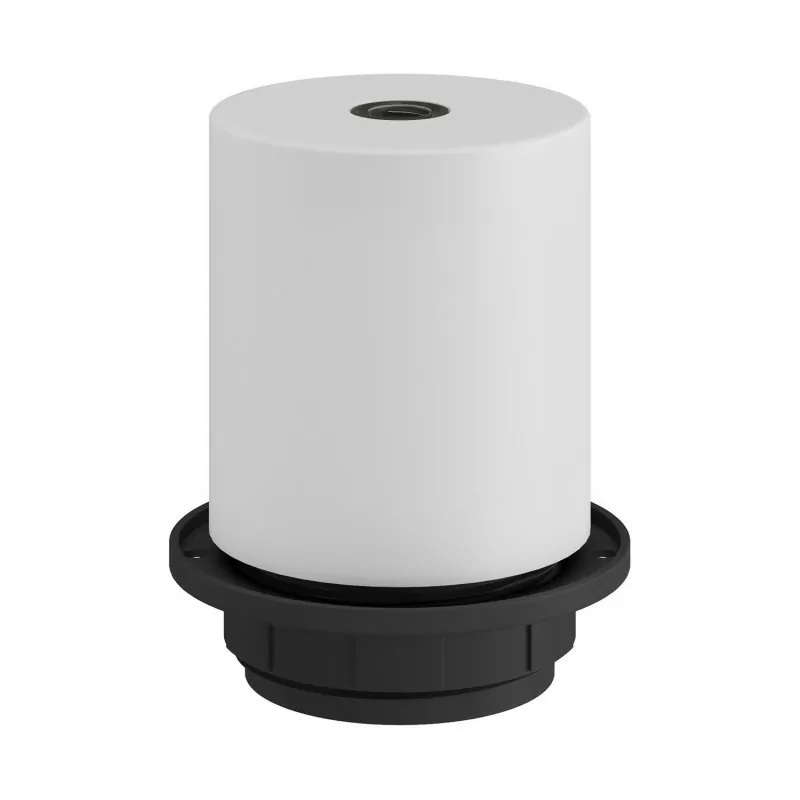 E27 Lampeholder for skjerm med skjult kabelklemme - Matt Hvit - Bilde 6