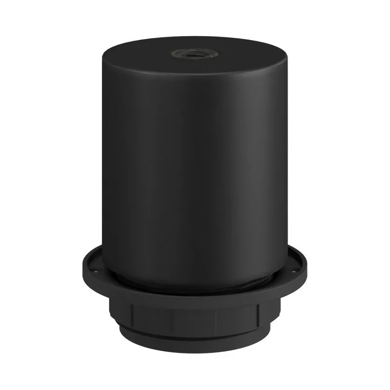 E27 Lampeholder for skjerm med skjult kabelklemme - Svart - Bilde 6