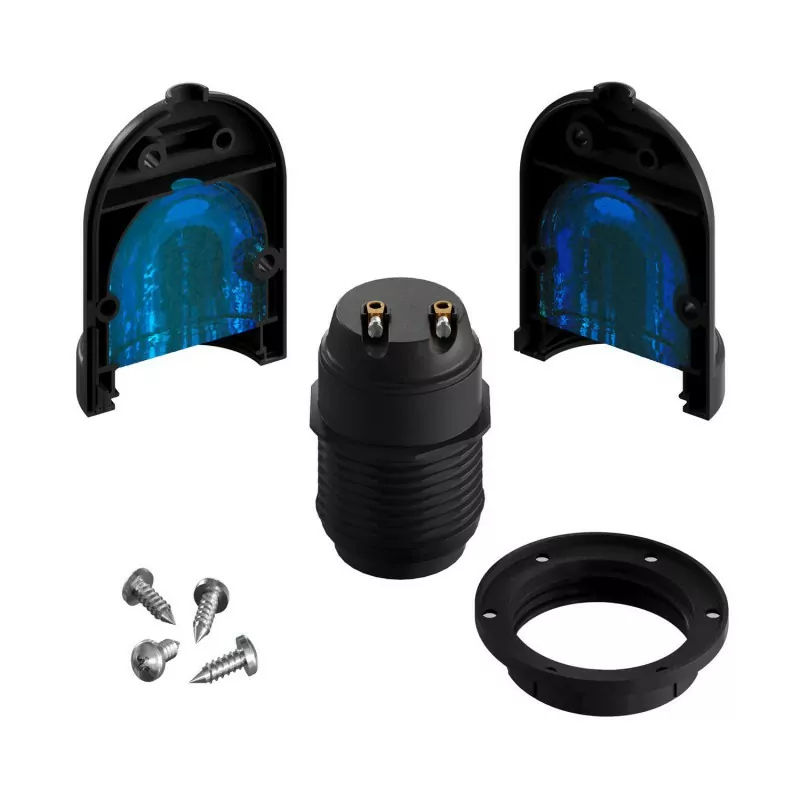 E27 Lampeholder IP65 Utendørs - Hvit - Bilde 2