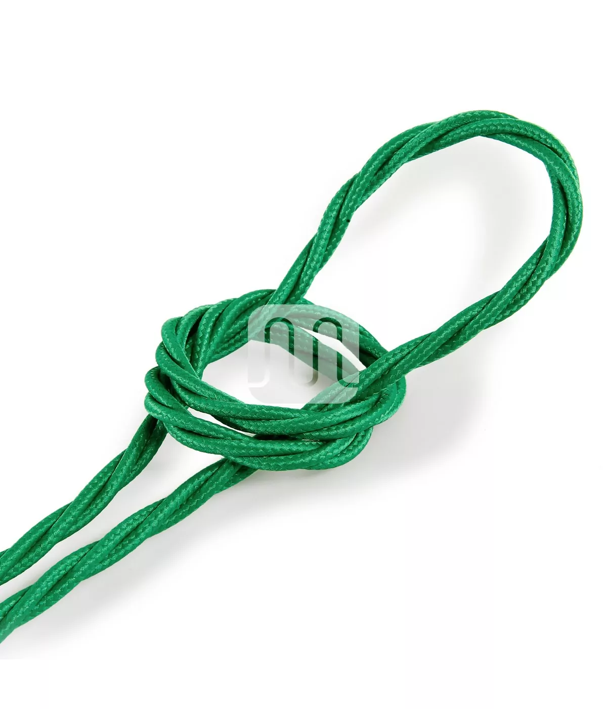 Grønn Stoffledning | Tvinnet | 3x0.75mm2 (2 + jord) - Bilde 3