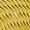 Gul Stoffledning | Tvinnet | 3x0.75mm2 (2 + jord)