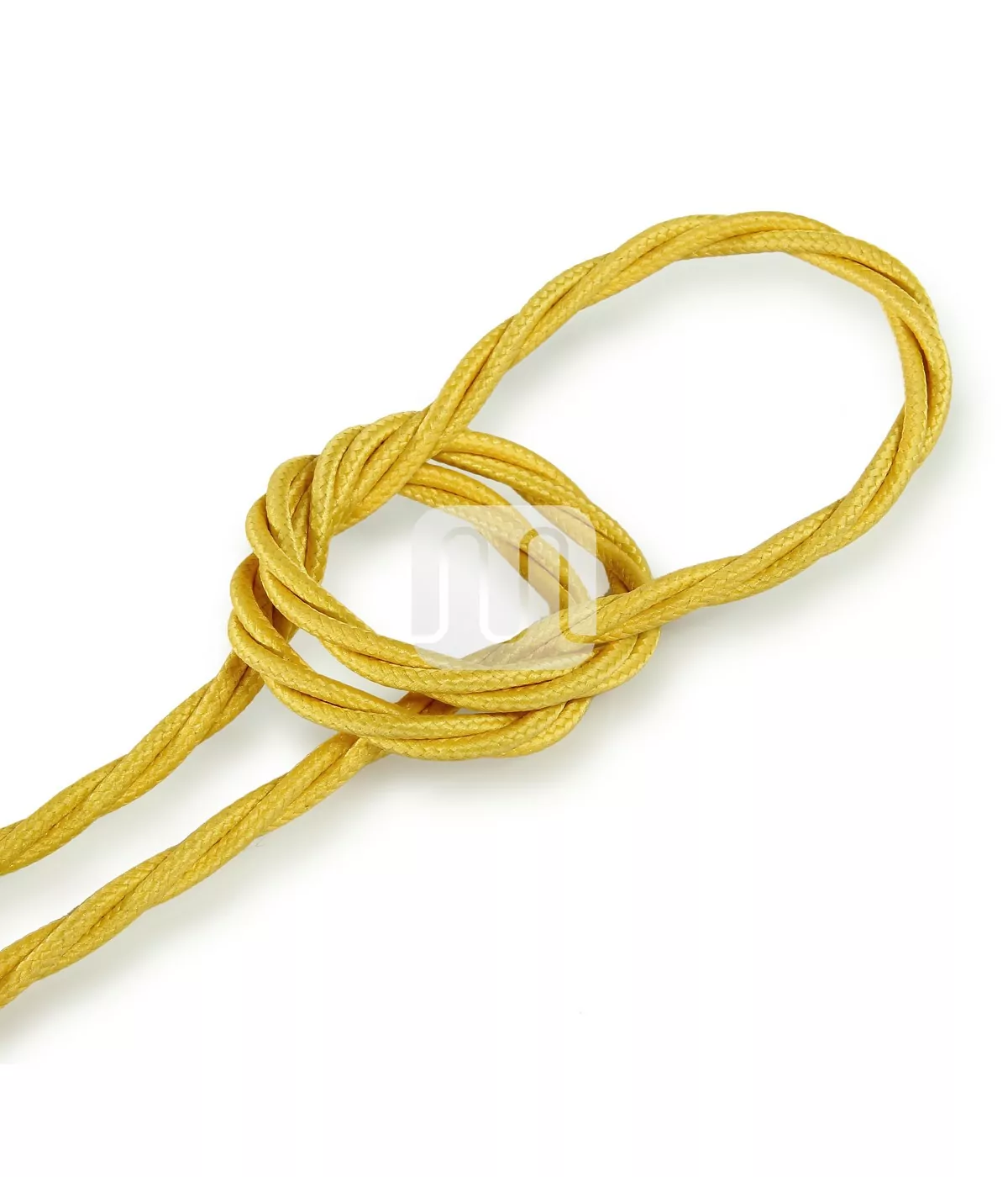 Gul Stoffledning | Tvinnet | 3x0.75mm2 (2 + jord) - Bilde 3