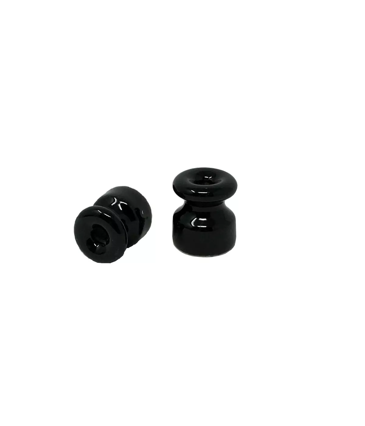 Isolator Retro (6pk) Sort - Gammeldags keramisk isolator for ledning på vegg - Bilde 5