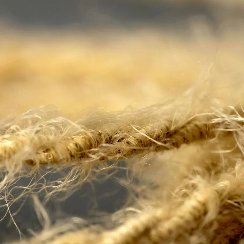Khaki Fluffy Stoffledning | Tvinnet | 3x0.75mm2 (2 + jord) - Bilde 4