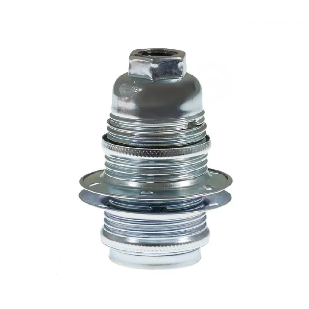 E14 Chrome Lampeholder Sokkel - Bilde 3