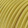 Messing Metallkappe Stoffledning | Rund | 3x0.75mm2 (2 + jord)