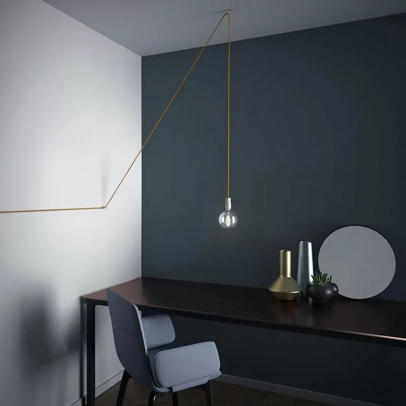 Drapering Svart - Til å drapere eller henge opp lampe fra tak/vegg - Bilde 3
