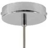 Lampekopp/Baldakin Rund (Ø120) – Chrome