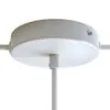 Blank Hvit – Lampekopp (Stor Ø120) med pendelfeste og to sidehull
