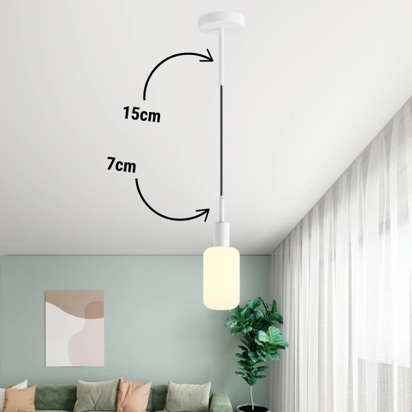 Forlenget Kabelklemme til Lamper 7/15cm - Metall - Bilde 5