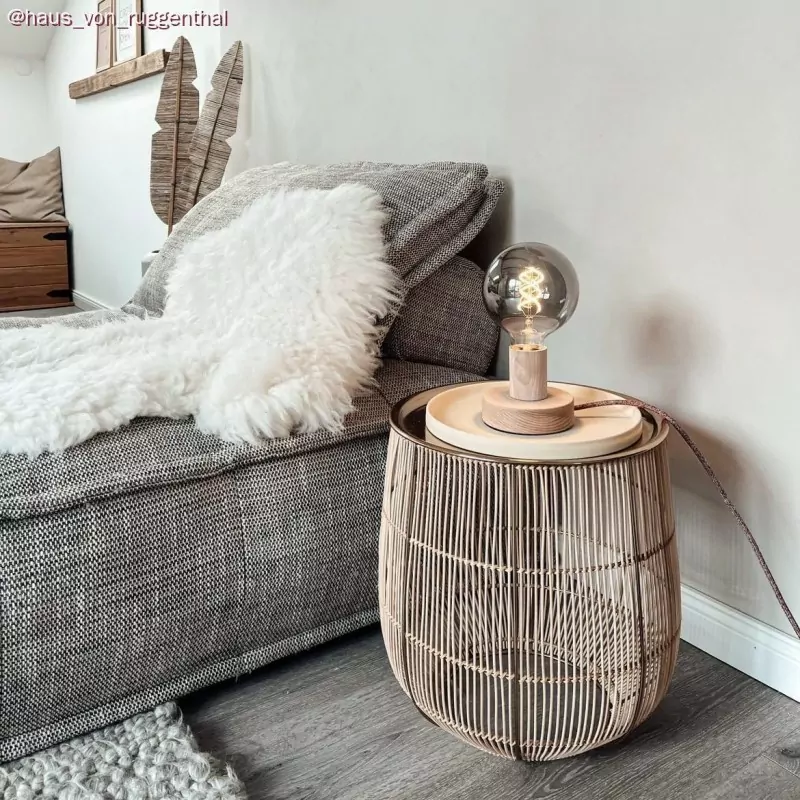E27 Røk-farget glass, Globe G125, Buet LED, 5W, Dim, 1800K - Bilde 2
