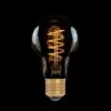 E27 A60 Carbon, Spiral LED Spiral – 4W, Ekstra varm, 1800K, Dim