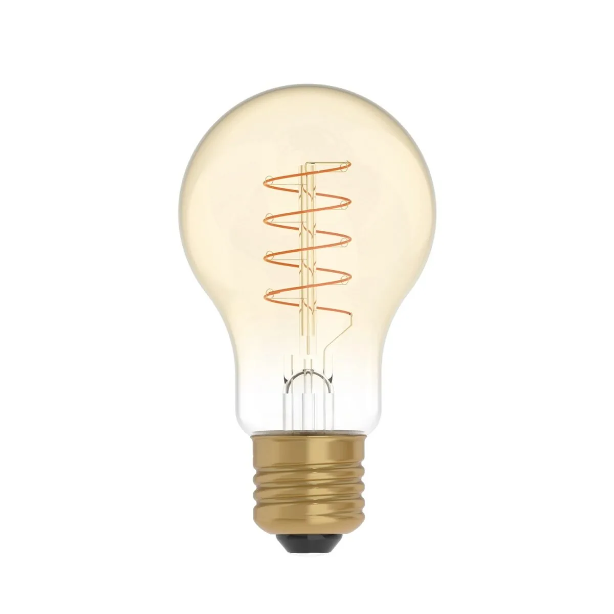 E27 A60 Carbon, Spiral LED Spiral – 4W, Ekstra varm, 1800K, Dim - Bilde 8
