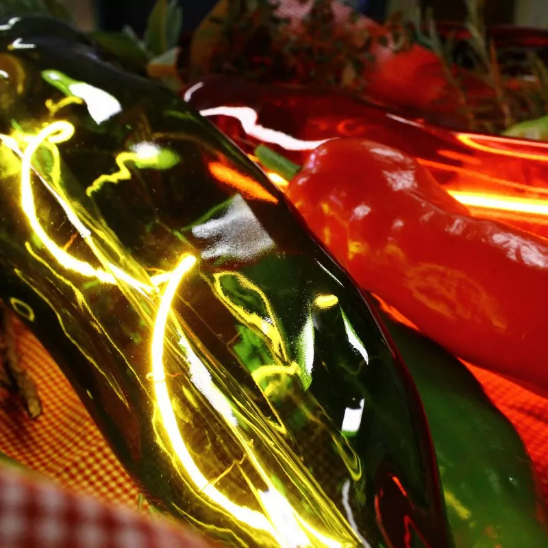 E27 XL Gul Paprika Deko-pære, LED, 5W, Dim, 1600K - Bilde 3
