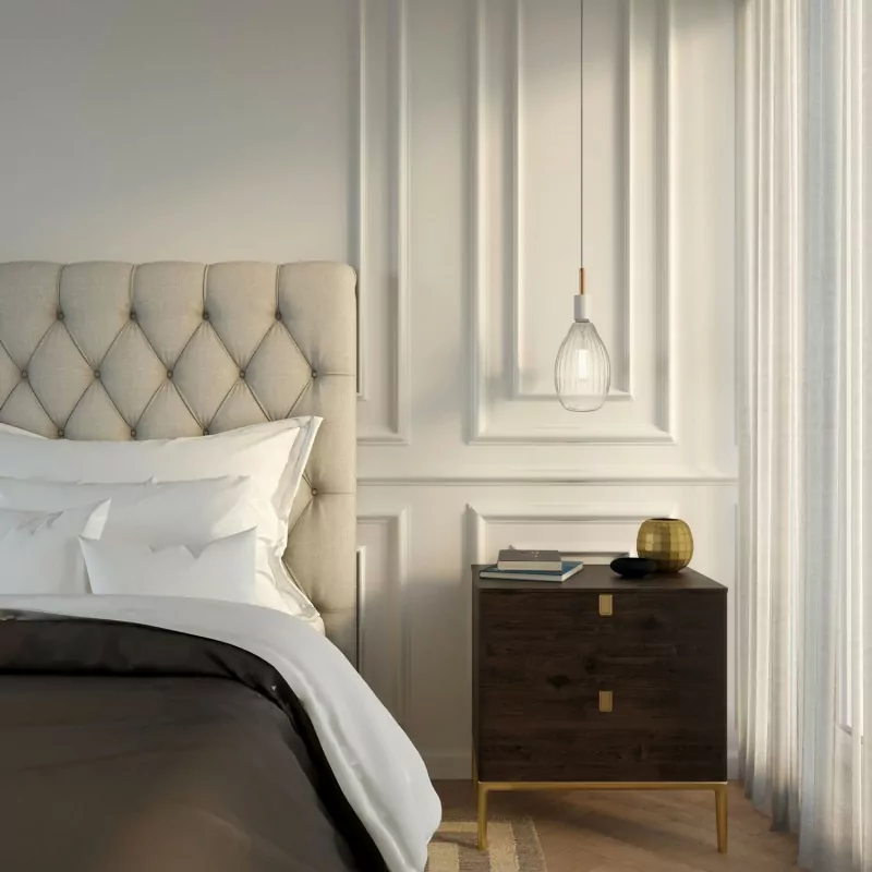 E27 EOS Krystall - Stor lyspære, klart glass, 6W, 2700K, Dim - Bilde 3