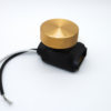 Kompakt Mini Dimmer – Gull riflet ALU. For innbygging. LED/Halogen. 230V