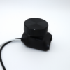 Kompakt Mini Dimmer – Sort riflet ALU. For innbygging. LED/Halogen. 230V