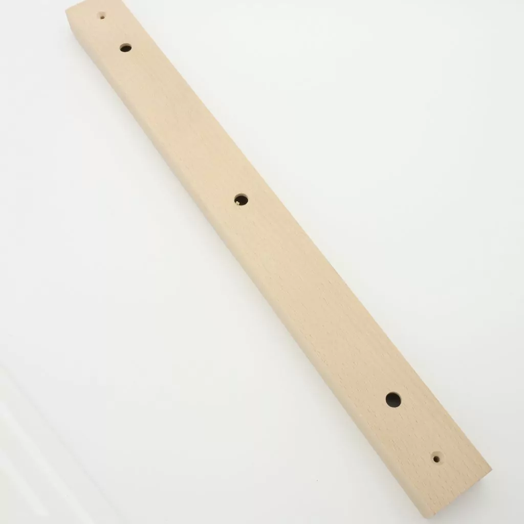 Avlang 50cm lampekopp/Takkopp i Tre med 3-hull - Bilde 4