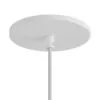 Taklokk og Vegglokk M10 med pendelfeste Ø126mm - Matt Hvit Metall