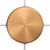 Børstet Kobber – 4 hull Koblingsboks/Takboks (Ø120mm) For Sideveis Kabler