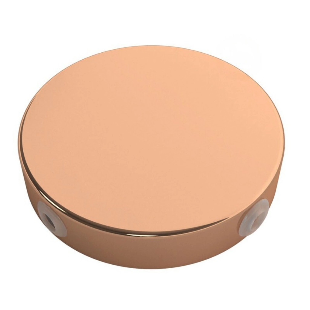 Kobber – 4 hull Koblingsboks/Takboks (Ø120mm) For Sideveis Kabler - Bilde 3