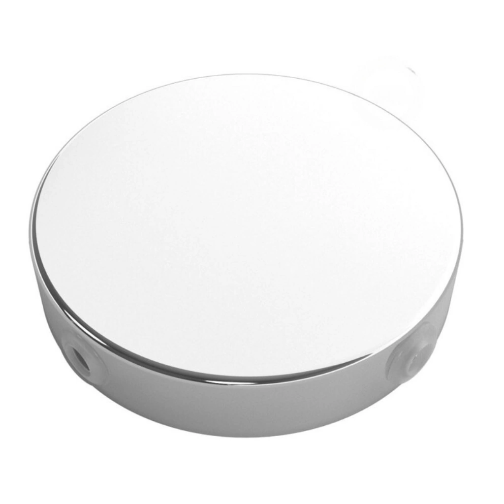 Chrome - 4 hull Koblingsboks/Takboks (Ø120mm) For Sideveis Kabler - Bilde 2
