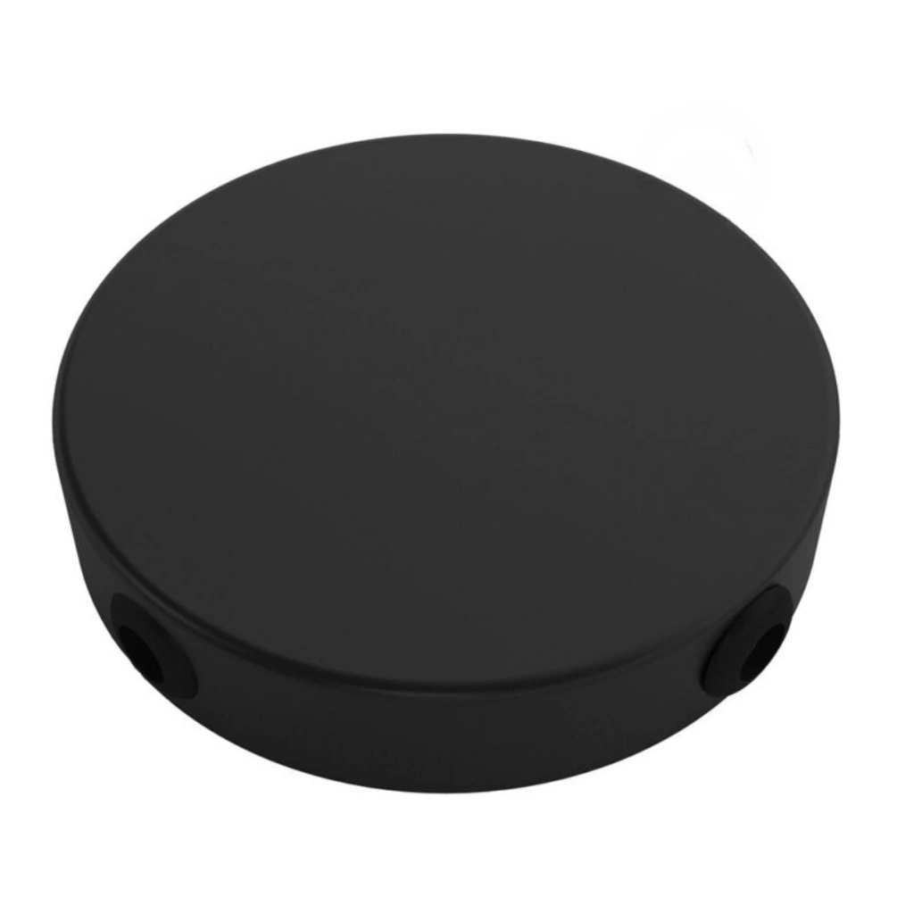 Svart - 4 hull Koblingsboks/Takboks (Ø120mm) For Sideveis Kabler - Bilde 3