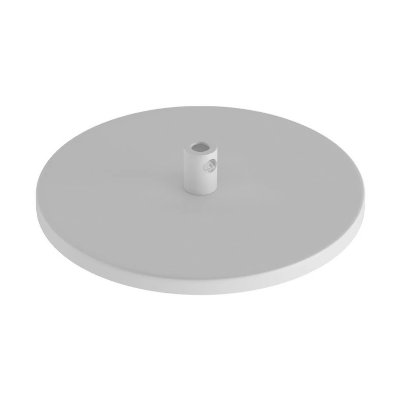 Taklokk og Vegglokk M10 med pendelfeste Ø126mm - Matt Hvit Metall - Bilde 7
