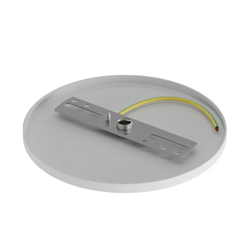 Taklokk og Vegglokk M10 med pendelfeste Ø126mm - Matt Hvit Metall - Bilde 6