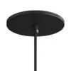 Taklokk og Vegglokk M10 med pendelfeste Ø126mm - Matt Svart Metall