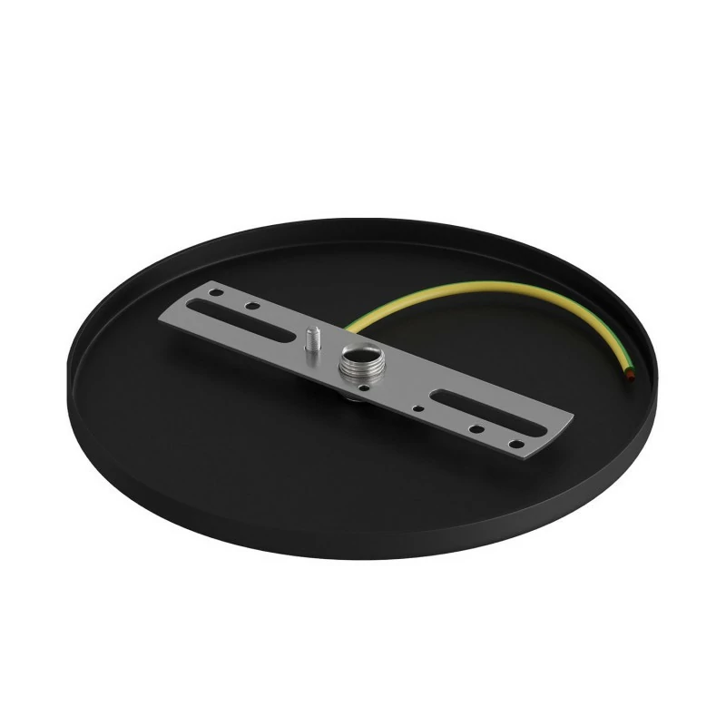 Taklokk og Vegglokk M10 med pendelfeste Ø126mm - Matt Svart Metall - Bilde 6