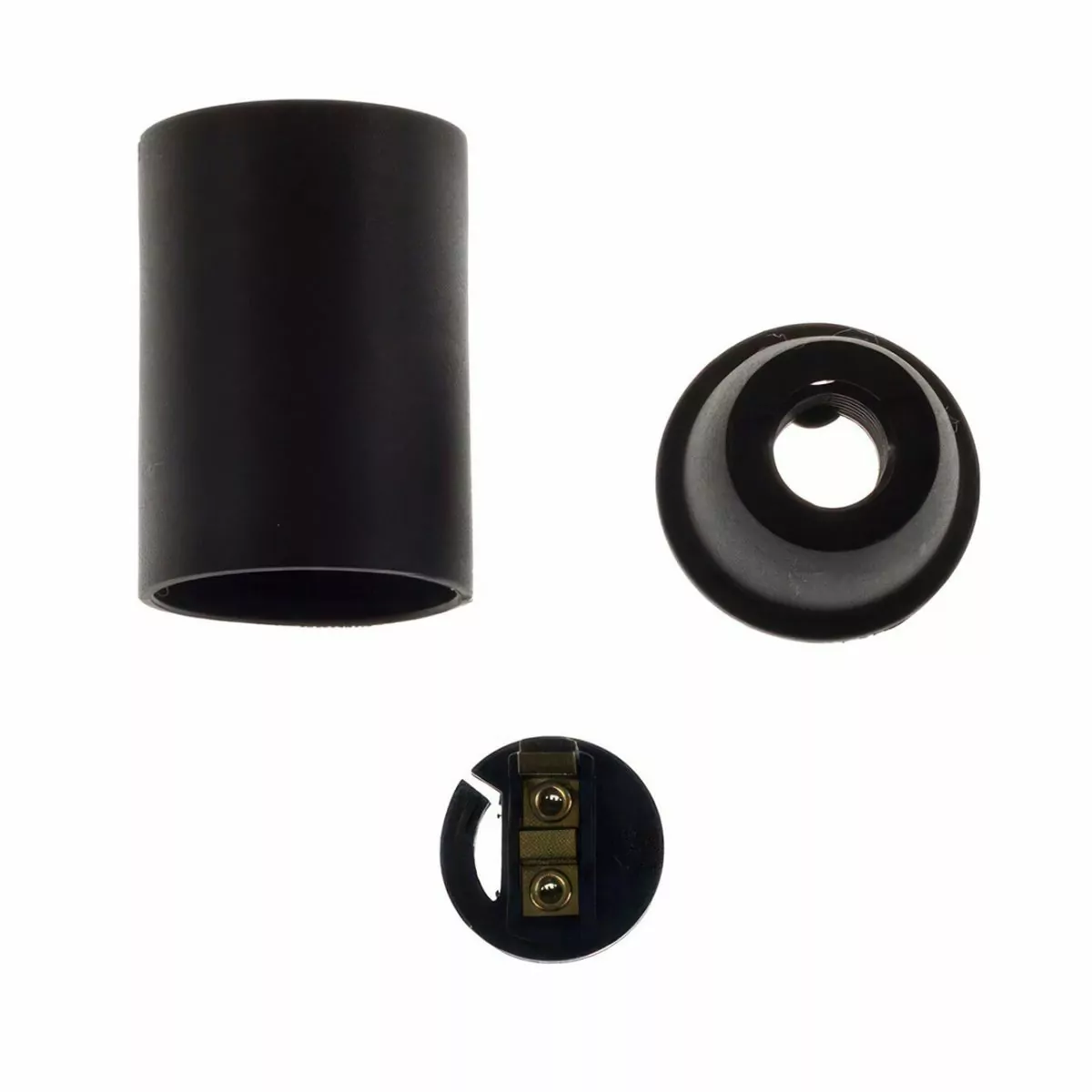 Termoplast E14 sokkel - Svart - Bilde 2