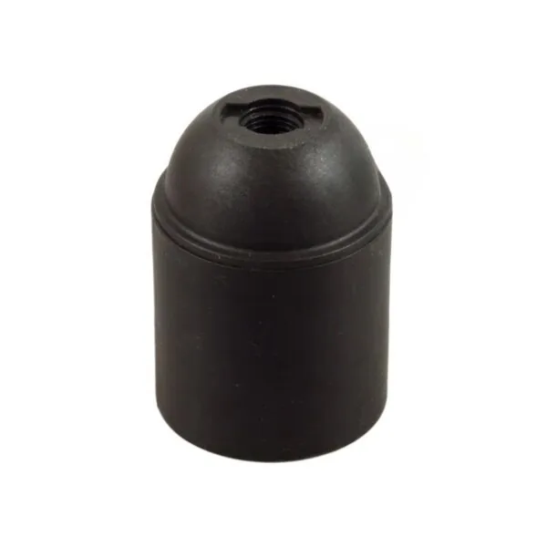 Termoplast E27 sokkel - Svart