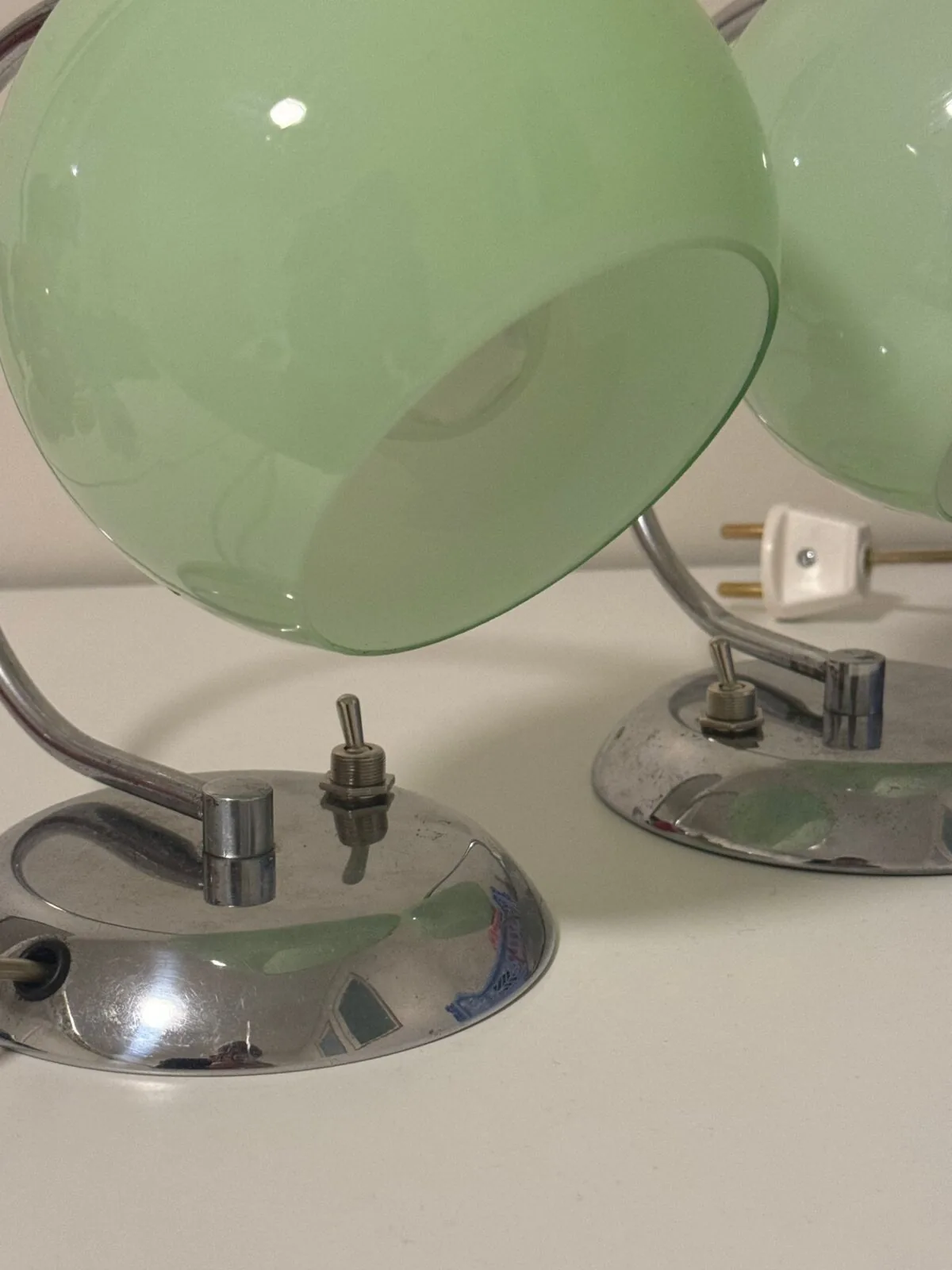 Vippebryter for lampe - Retro, Chrome, 3A, M12 - Bilde 3