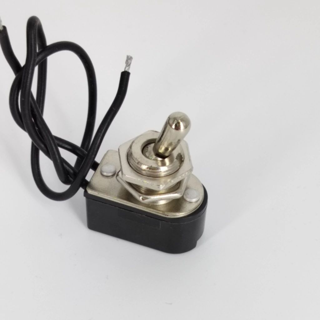 Vippebryter for lampe - Retro, Chrome, 3A, M12