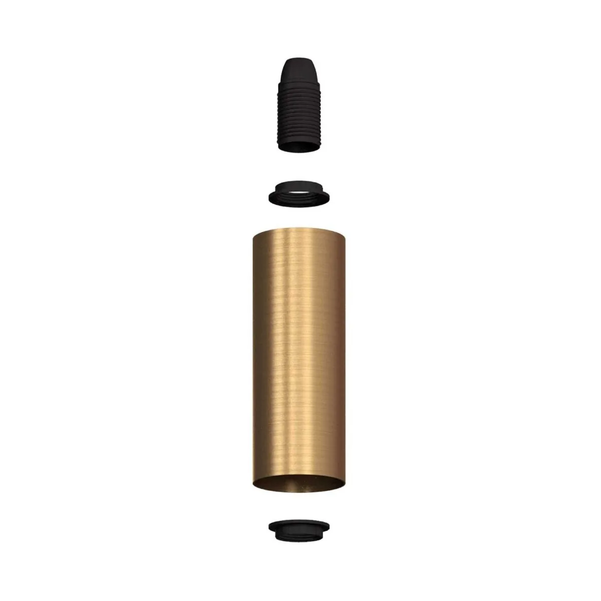 Tubo XL Børstet Messing - Lampesokkel Spotlight, E14 - Bilde 3