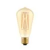 E27 Carbon, Edison, Dim, CRI 80 ST64 7W 640Lm 2700K