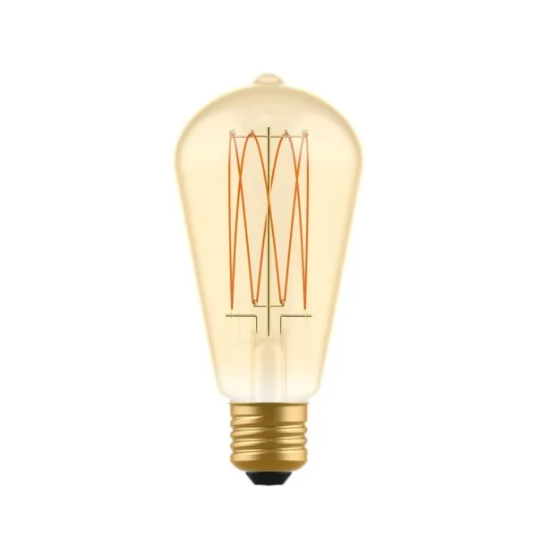 E27 Carbon, Edison, Dim, CRI 80 ST64 7W 640Lm 2700K