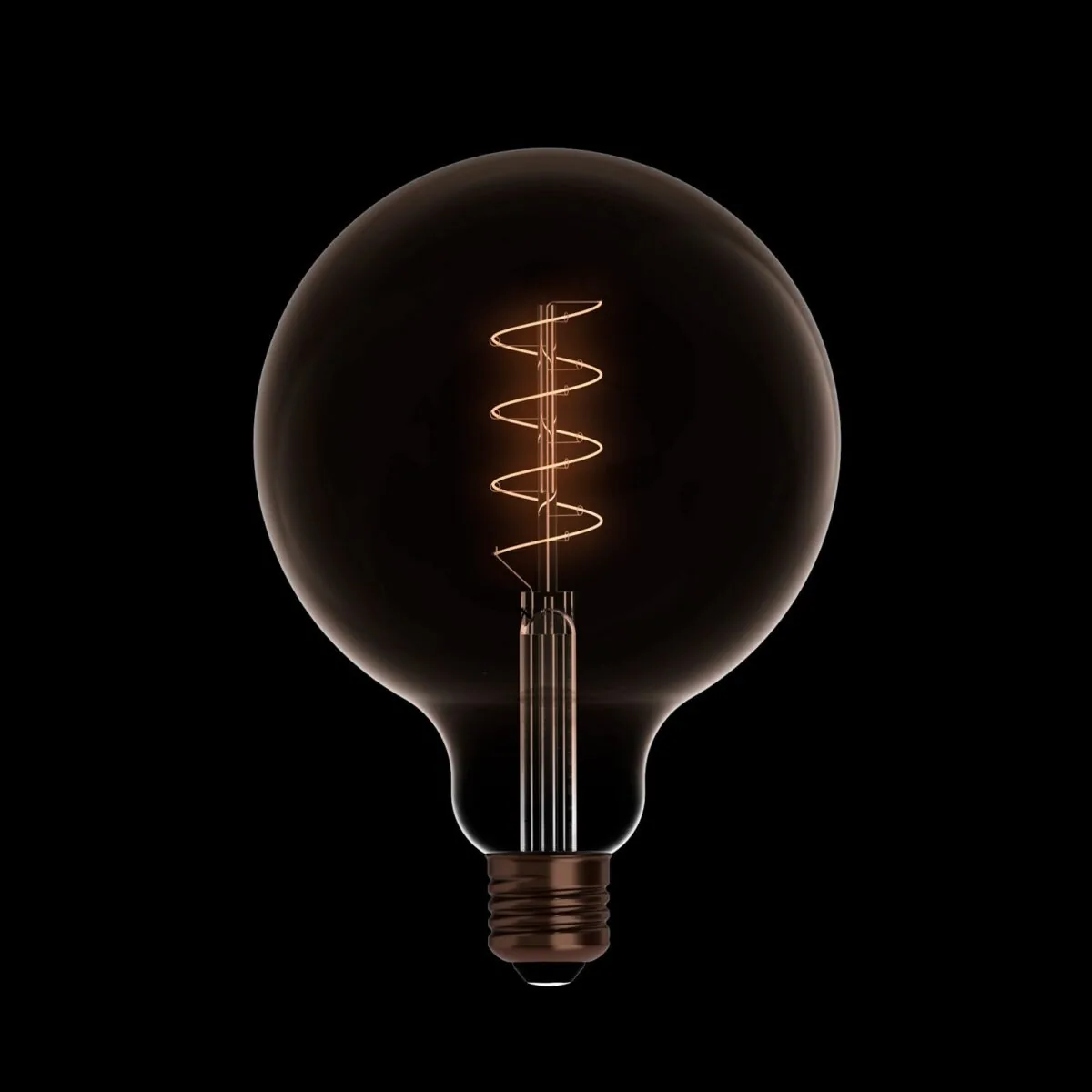 E27 Carbon Globe G125 – 4W 250Lm 1800K RA80 - Bilde 2