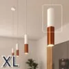 Tubo XL Matt Hvit - Lampesokkel Spotlight, E14