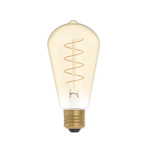 E27 Carbon, Edison, Dim, CRI 80 ST64 4W 250Lm 1800K