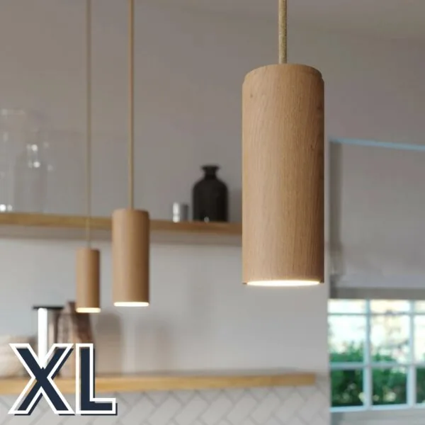 Tubo XL Treverk Bøk - Lampesokkel Spotlight, E14