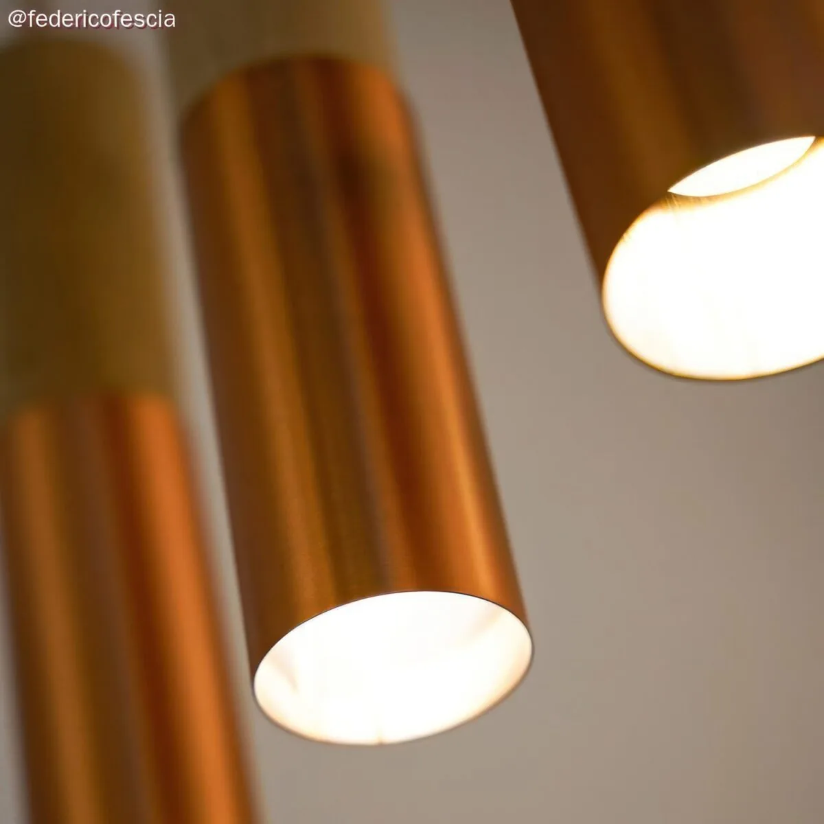 Tubo XL Børstet Kobber - Lampesokkel Spotlight, E14 - Bilde 5