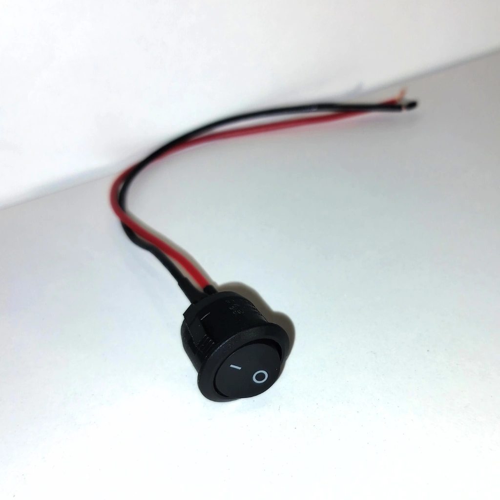 Lysbryter Rund Innfelling Ø20mm 6A 250V - Bilde 2