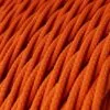 Oransje Stoffledning | Tvinnet | 3×0.75mm2 (2 + jord)
