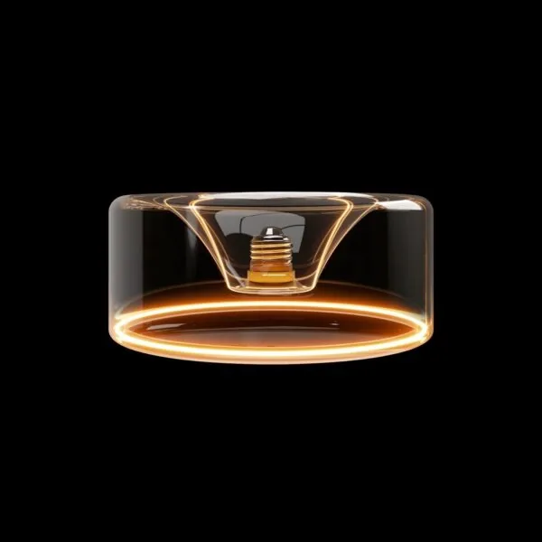 G02 Halo Lampeskjerm Lyspære - Klart glass, Ø195mm, Dim, 6W, E27 2200K