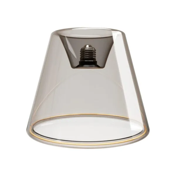 G11 Halo Lampeskjerm Lyspære - Smoky, Ø190mm, Dim, 6W, E27 1900K